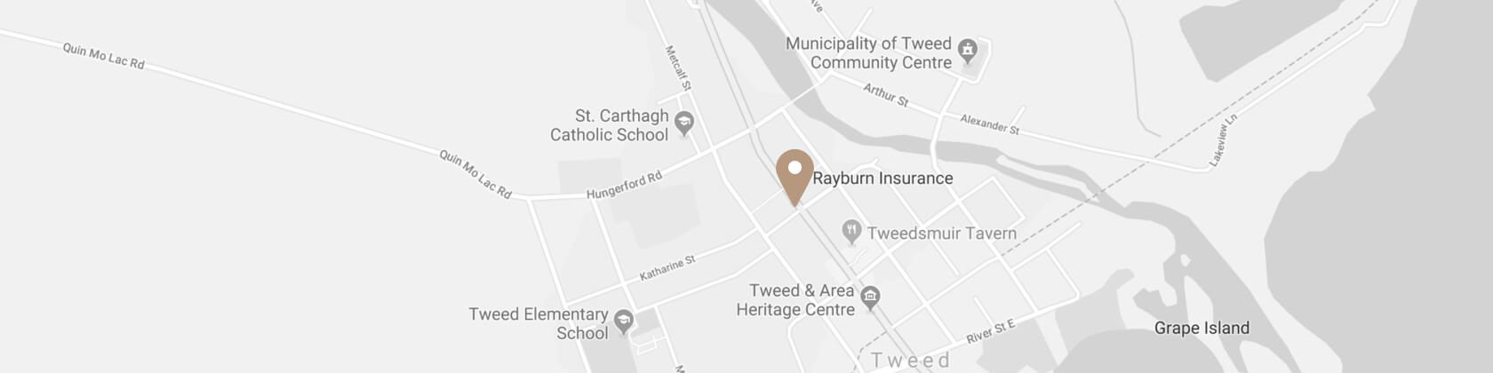 Location of Rayburn Insurance Desktop Image